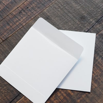 正方形カード入れ封筒