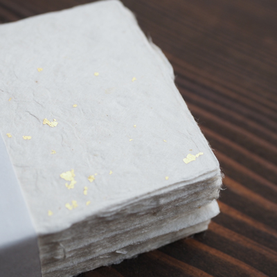 県産手漉き和紙/みつまた 金箔